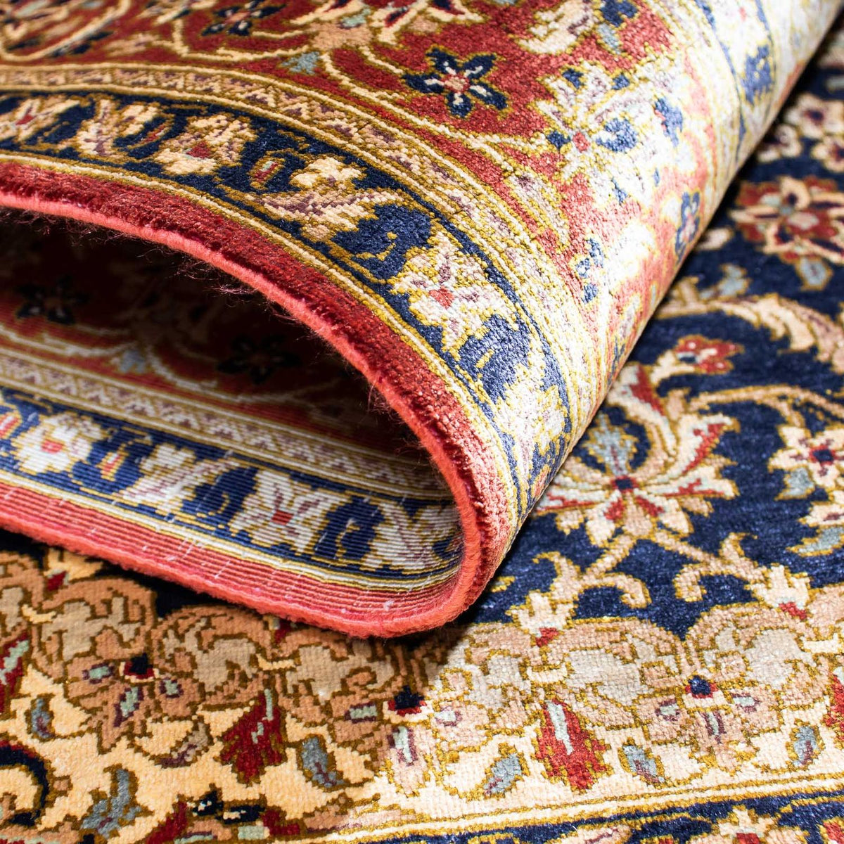 Dywan perski - Ghom - 116 x 78 cm - jasnobrązowy