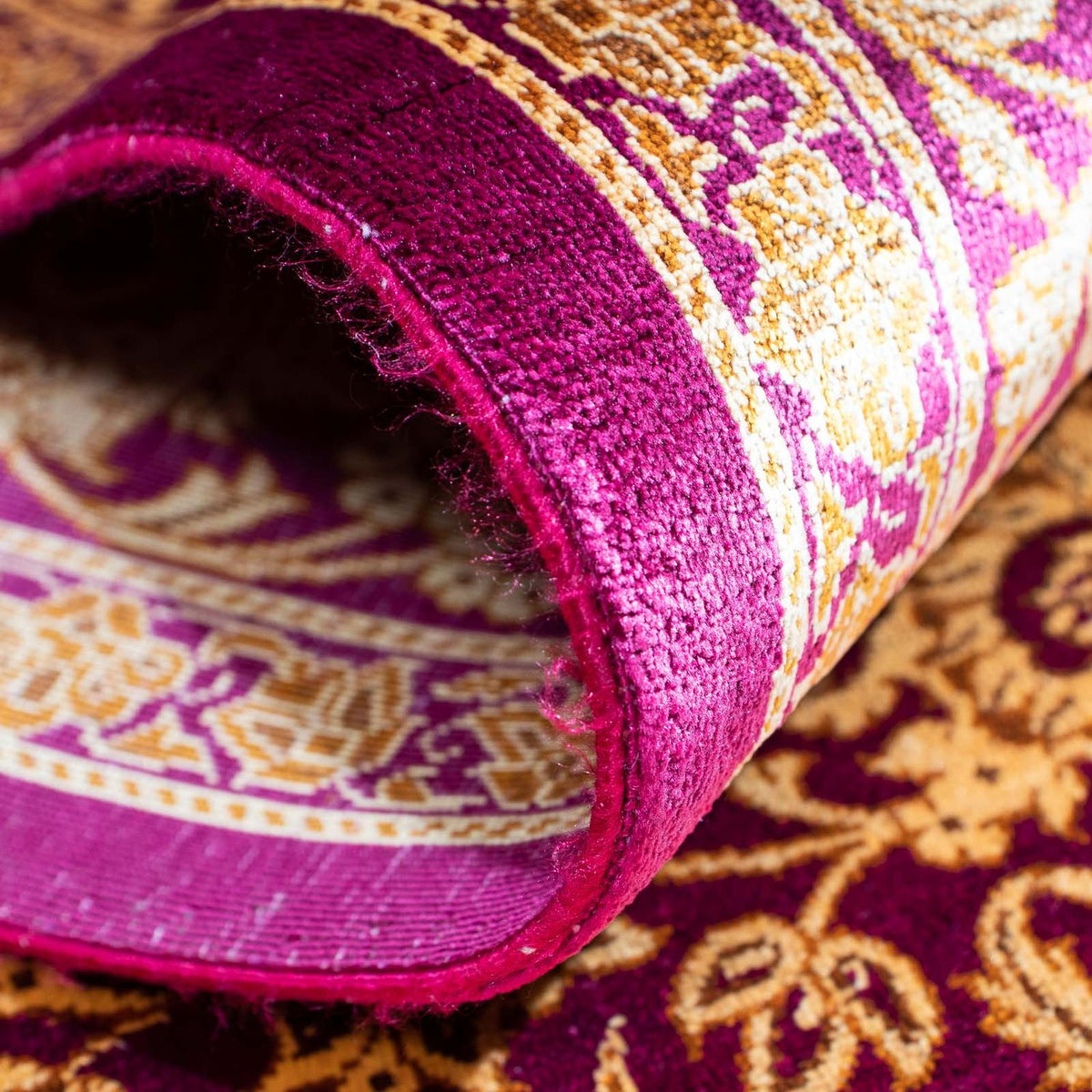 Dywan perski - Ghom - 150 x 100 cm - fioletowy