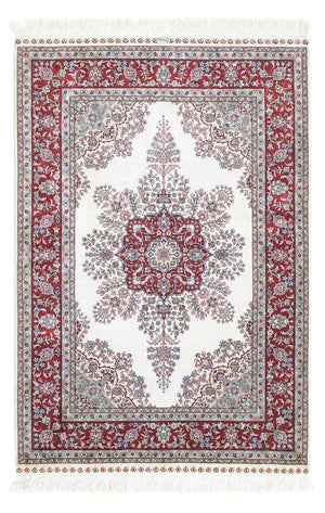 Orientalny dywan - Hereke - 137 x 91 cm - ciemna czerwień
