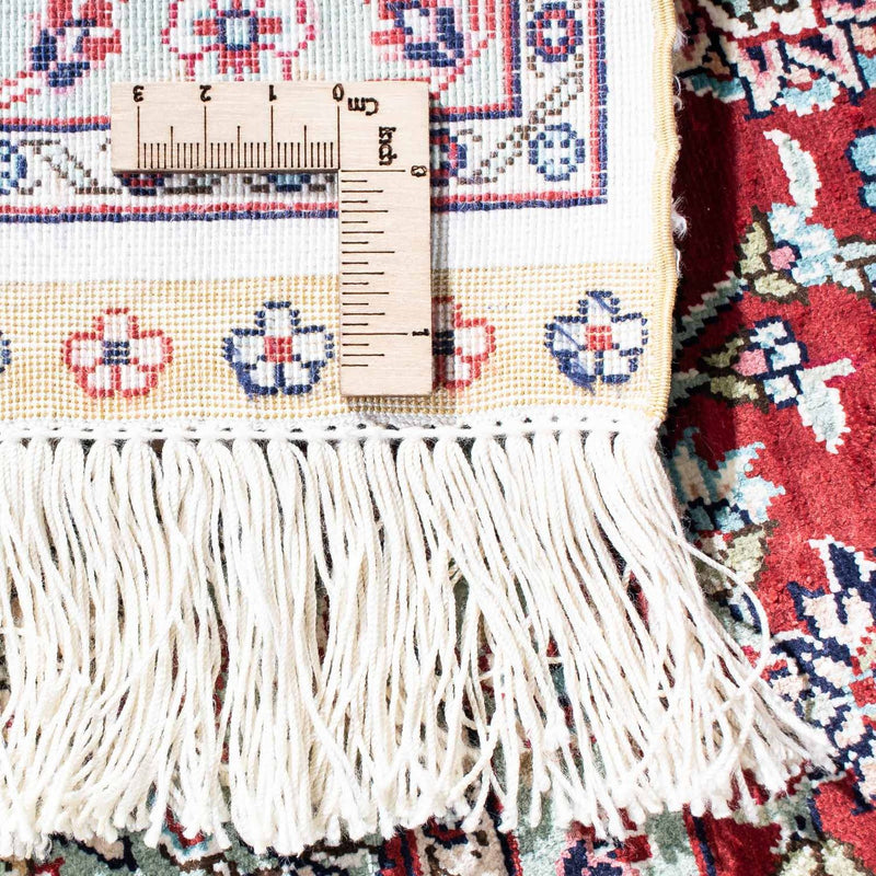 Orientalny dywan - Hereke - 137 x 91 cm - ciemna czerwień