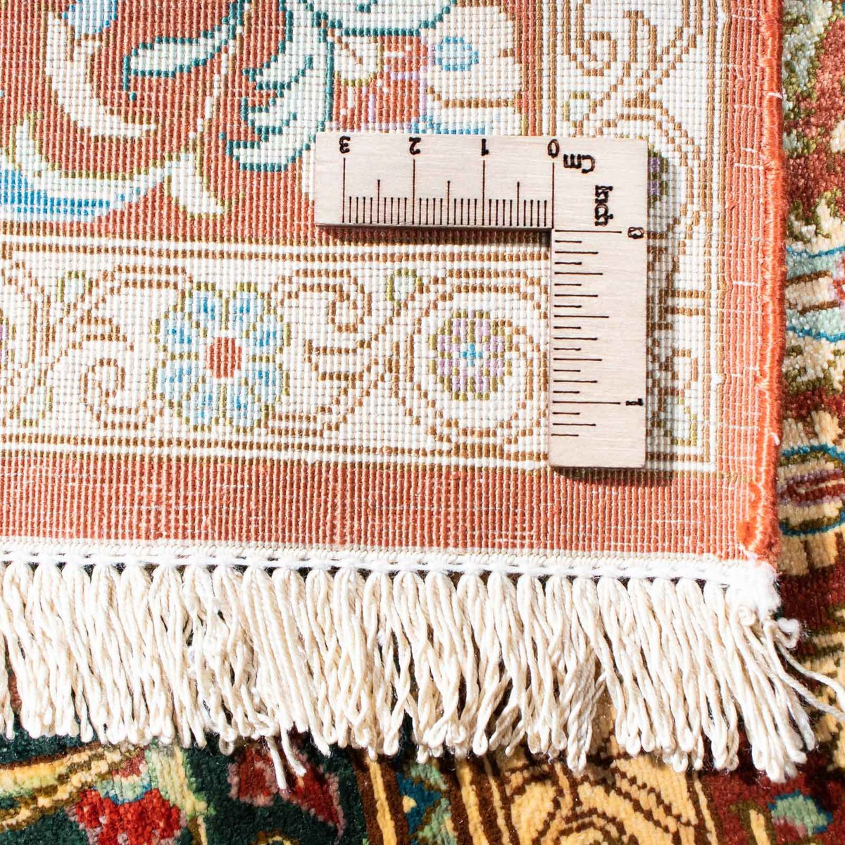 Dywan perski - Ghom - 115 x 80 cm - zielona