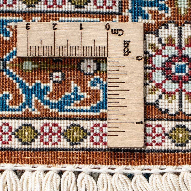 Dywan perski - Ghom - 91 x 59 cm - wielokolorowy