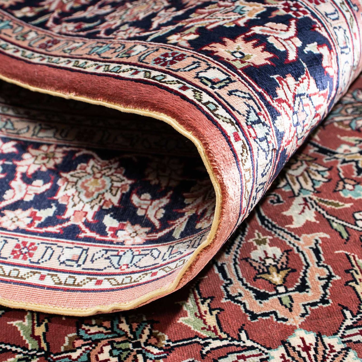 Orientalny dywan - Hereke - 152 x 91 cm - ciemna czerwień