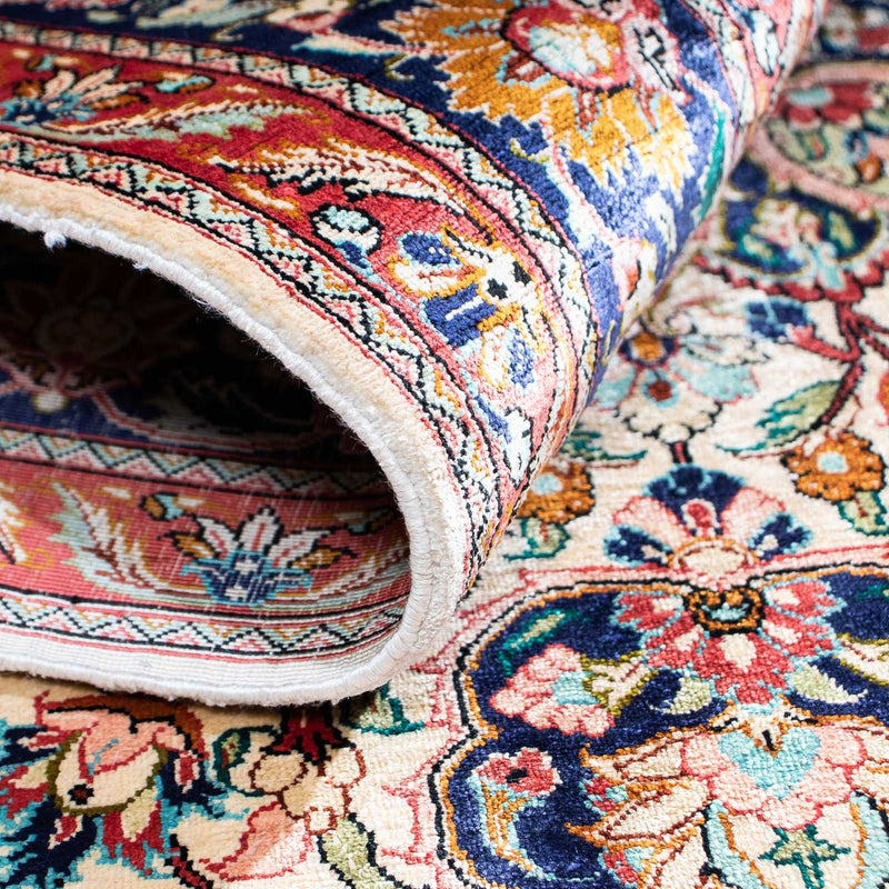 Dywan perski - Ghom - 155 x 104 cm - beżowy