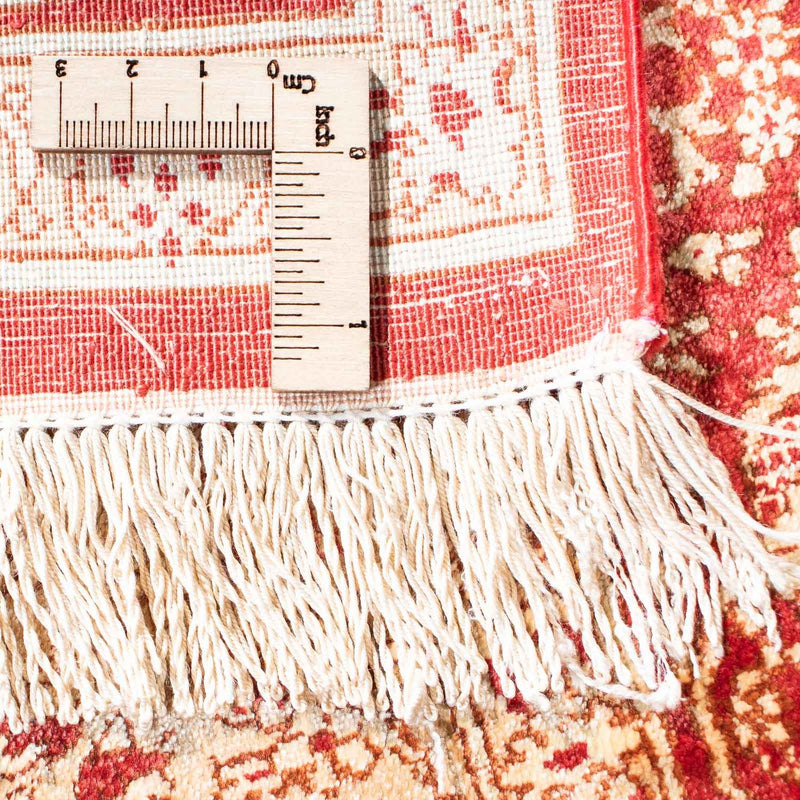 Orientalny dywan - Hereke - 122 x 69 cm - ciemna czerwień