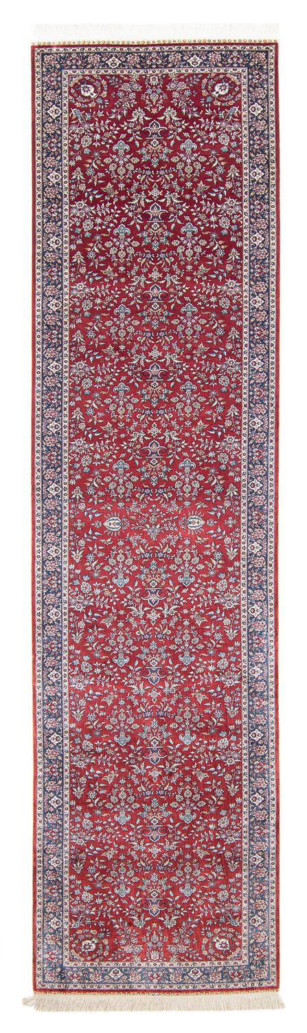 Biegacz Orientalny dywan - Hereke - 369 x 78 cm - ciemna czerwień