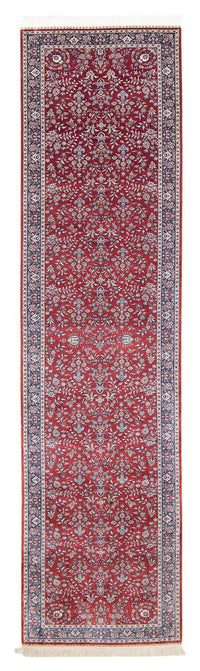 Biegacz Orientalny dywan - Hereke - 369 x 78 cm - ciemna czerwień