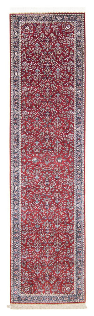 Biegacz Orientalny dywan - Hereke - 369 x 78 cm - ciemna czerwień