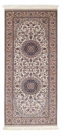 Biegacz Orientalny dywan - Hereke - 185 x 78 cm - beżowy