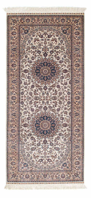 Biegacz Orientalny dywan - Hereke - 185 x 78 cm - beżowy