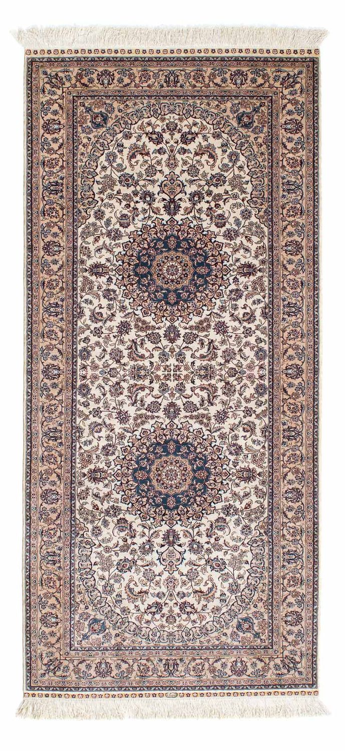 Biegacz Orientalny dywan - Hereke - 185 x 78 cm - beżowy