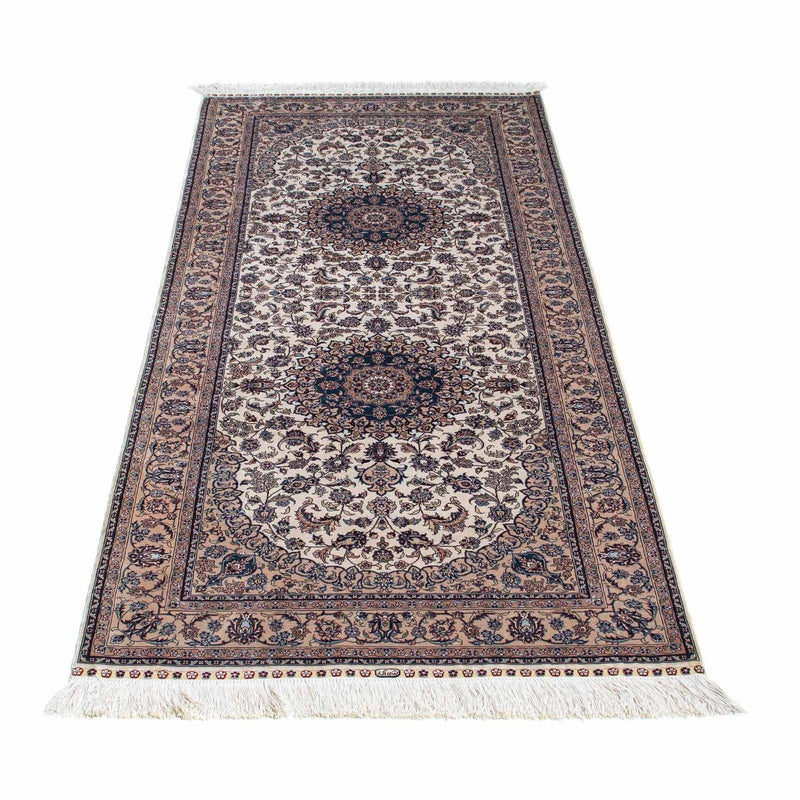 Biegacz Orientalny dywan - Hereke - 185 x 78 cm - beżowy