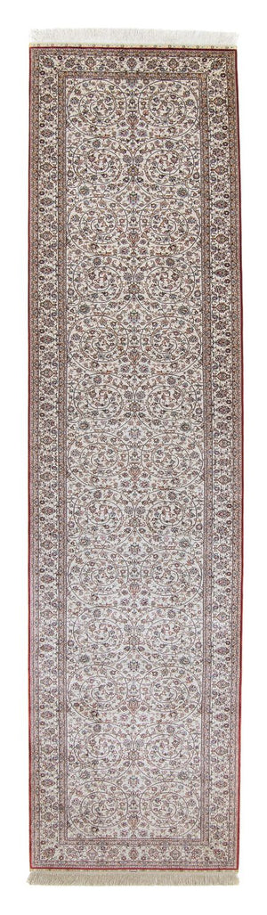 Biegacz Orientalny dywan - Hereke - 368 x 78 cm - ciemna czerwień