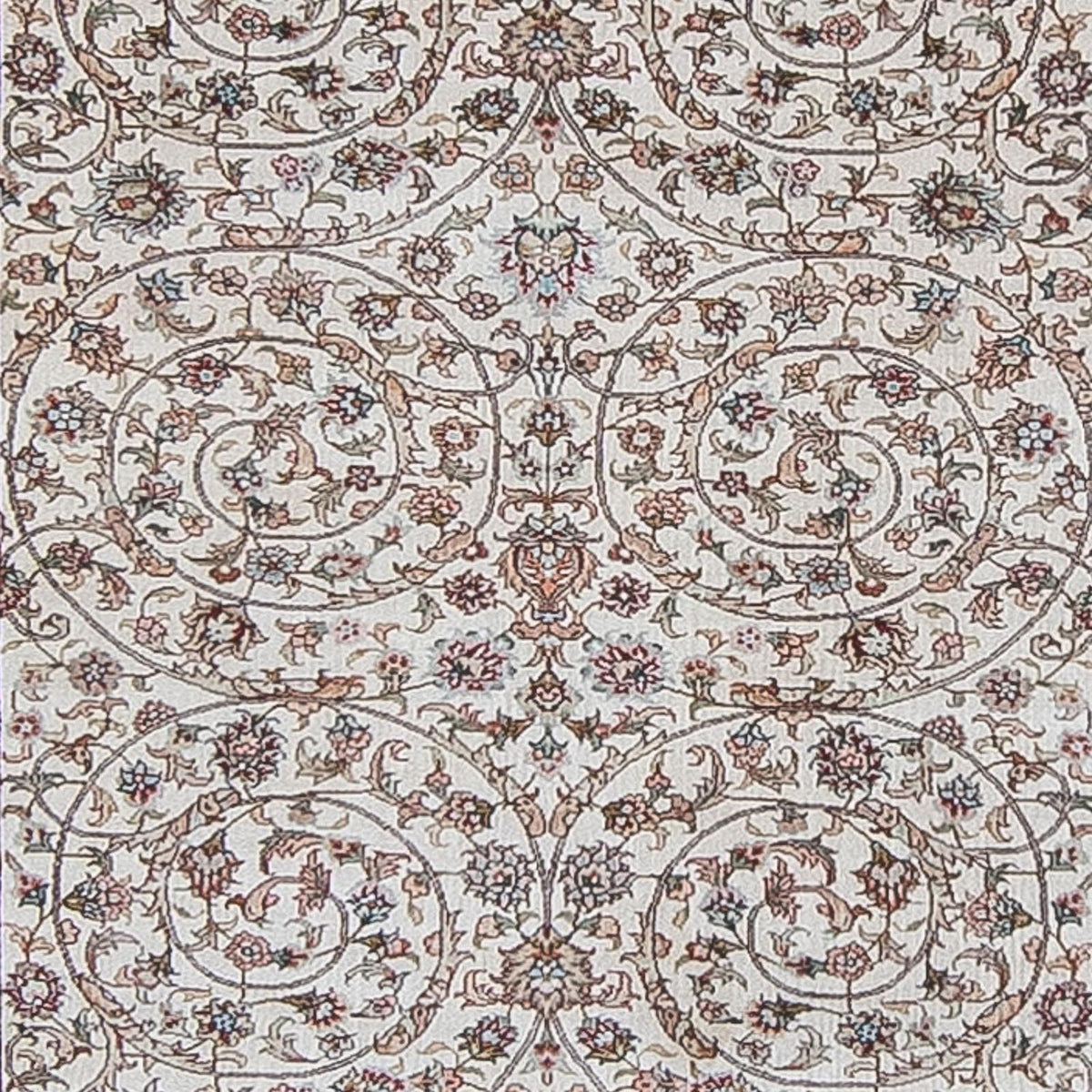 Biegacz Orientalny dywan - Hereke - 368 x 78 cm - ciemna czerwień