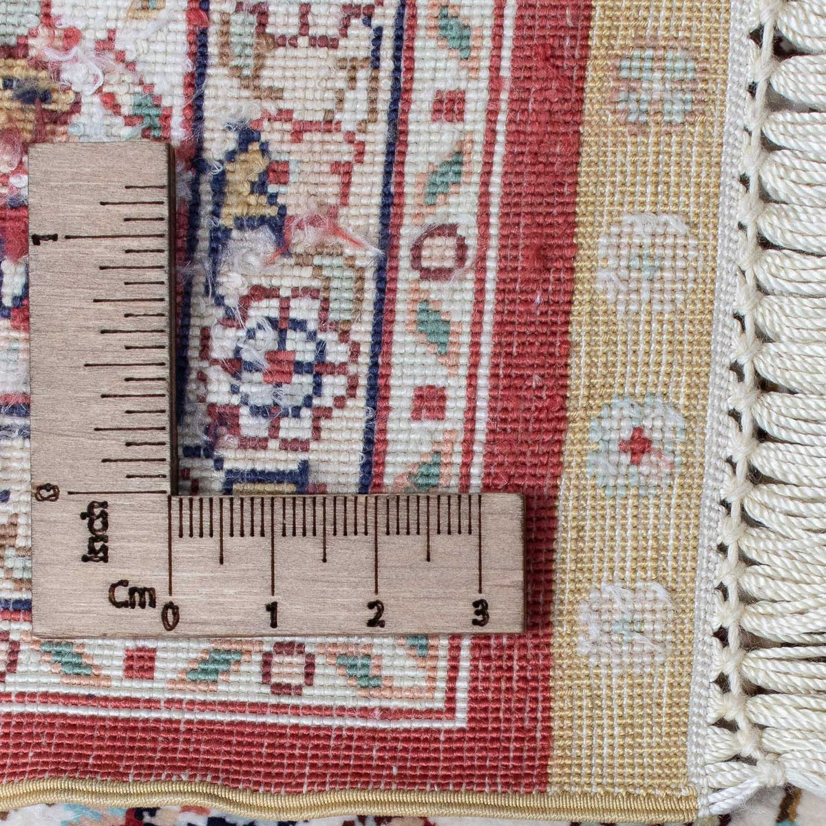 Biegacz Orientalny dywan - Hereke - 368 x 78 cm - ciemna czerwień