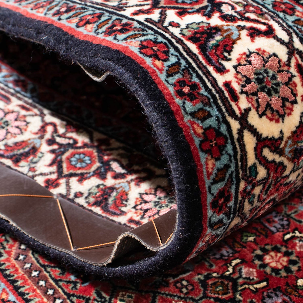 Biegacz Dywan perski - Bijar - 305 x 78 cm - rdza