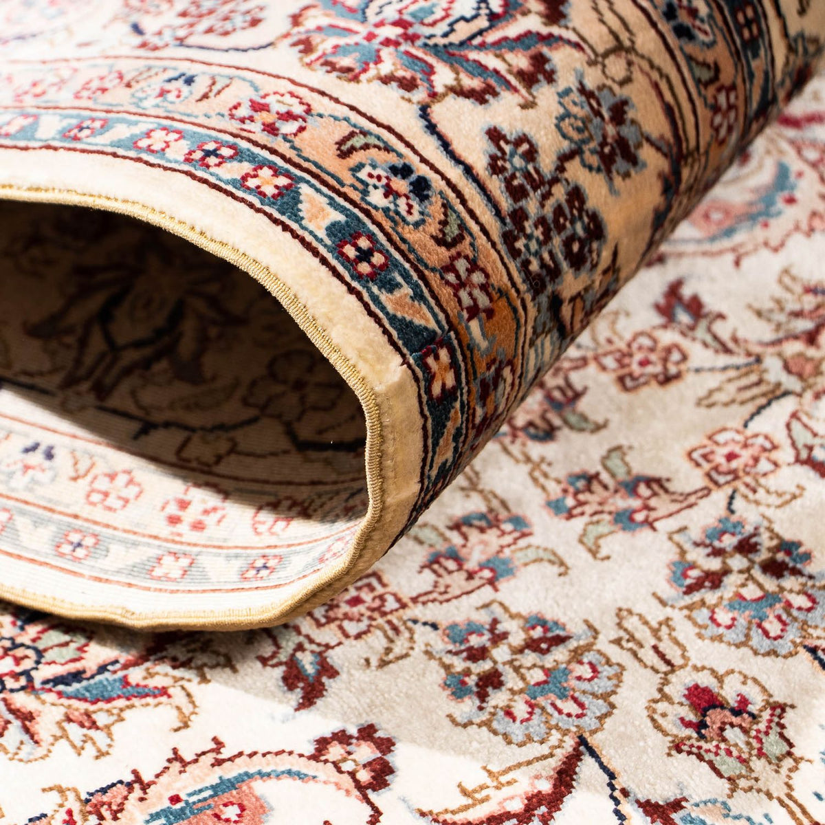 Biegacz Orientalny dywan - Hereke - 307 x 78 cm - ciemna czerwień