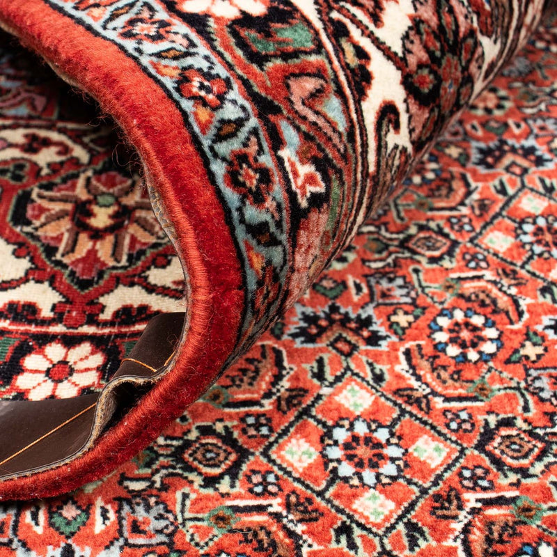 Dywan perski - Bijar kwadratowy  - 203 x 197 cm - ciemna czerwień