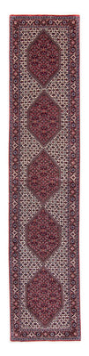Biegacz Dywan perski - Bijar - 373 x 80 cm - wielokolorowy