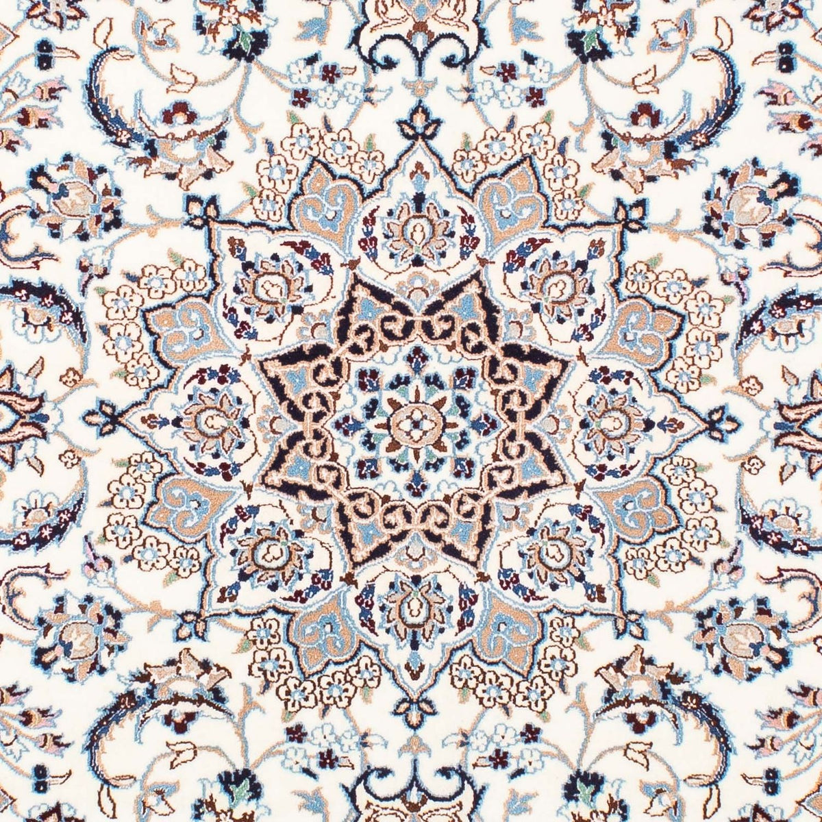 Dywan perski - Nain - Królewski - 199 x 128 cm - beżowy