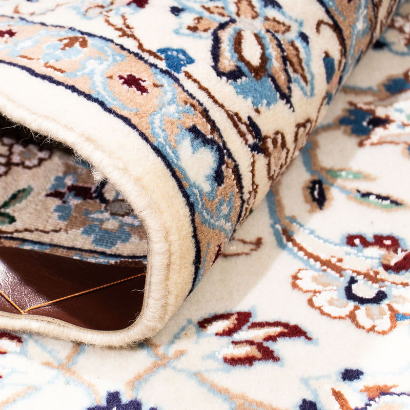 Dywan perski - Nain - Królewski - 199 x 128 cm - beżowy