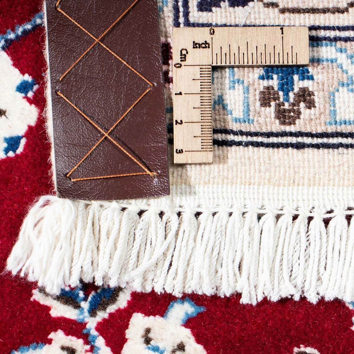 Dywan perski - Nain - Królewski - 184 x 108 cm - ciemna czerwień