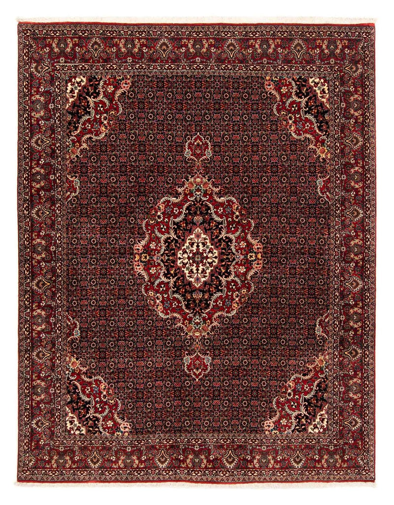 Dywan perski - Bijar - 252 x 200 cm - ciemna czerwień