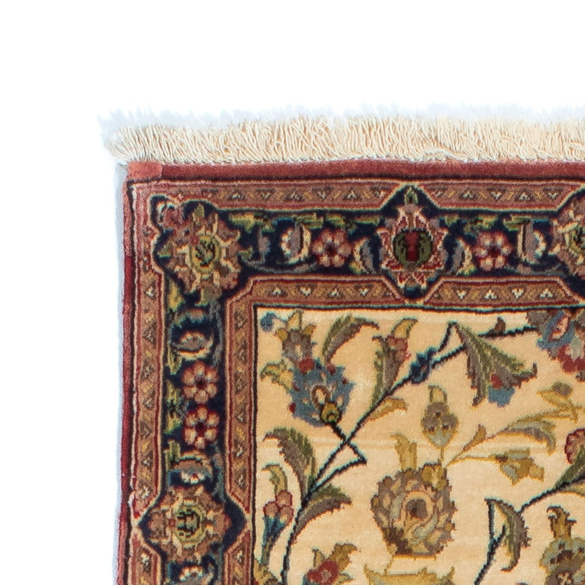 Biegacz Dywan perski - Ghom - 193 x 57 cm - beżowy