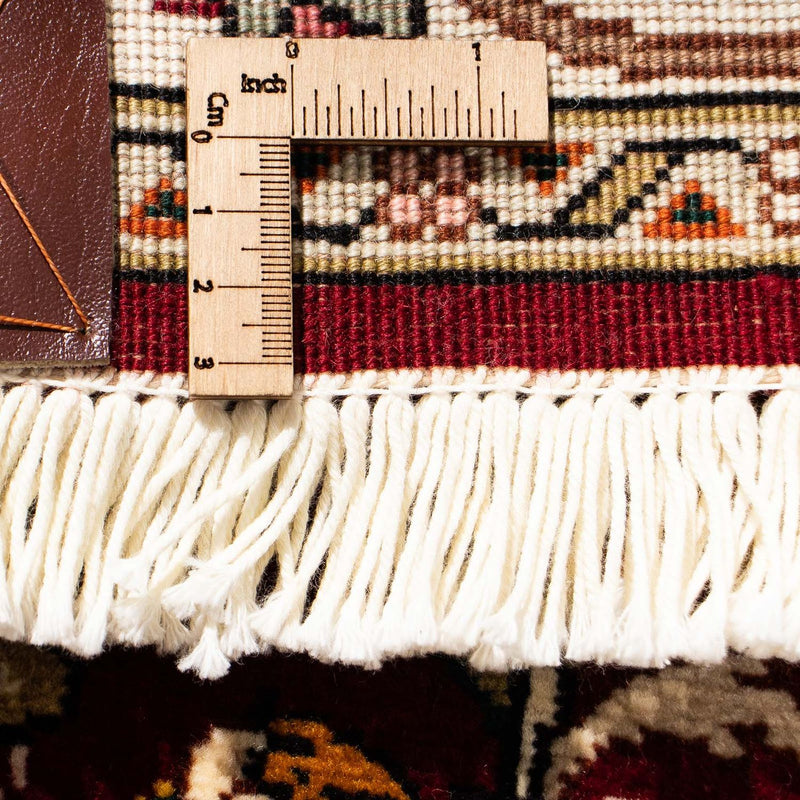 Biegacz Dywan perski - Tabriz - Królewski - 317 x 88 cm - ciemna czerwień