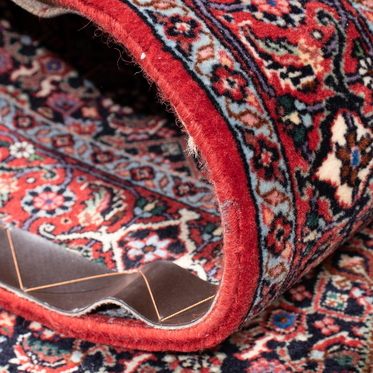 Biegacz Dywan perski - Bijar - 295 x 88 cm - czerwony