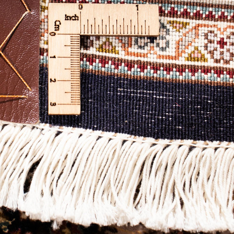 Biegacz Dywan perski - Tabriz - 248 x 81 cm - ciemnoniebieski