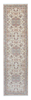 Biegacz Dywan perski - Tabriz - Królewski - 360 x 90 cm - beżowy