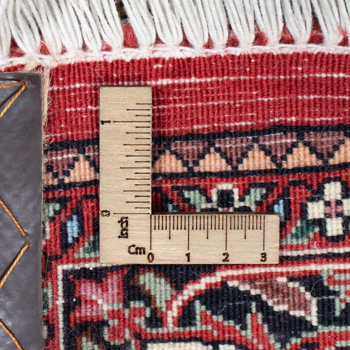 Biegacz Dywan perski - Bijar - 346 x 82 cm - ciemna czerwień