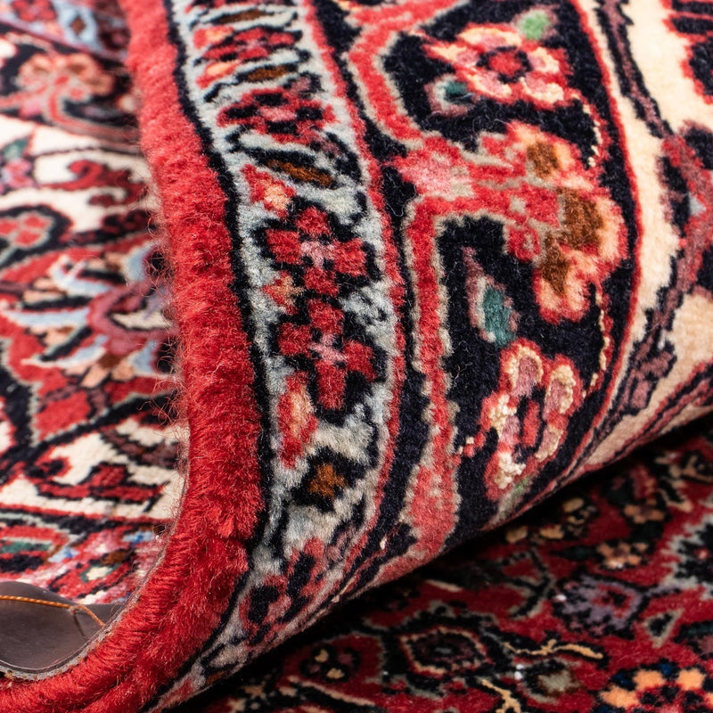 Dywan perski - Bijar kwadratowy  - 253 x 253 cm - ciemna czerwień