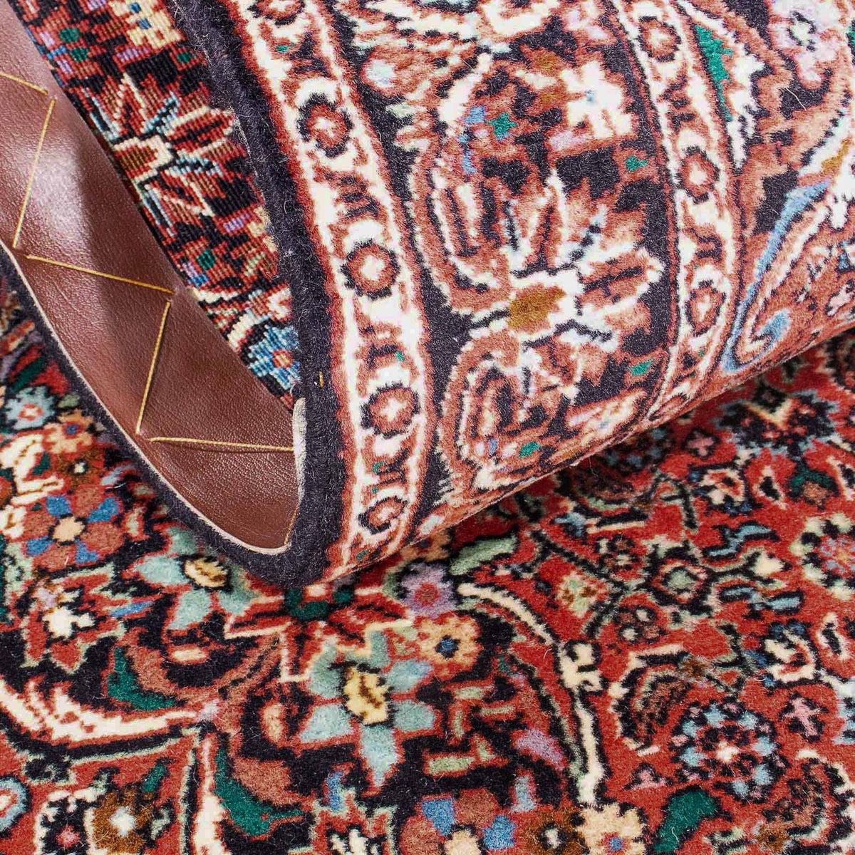 Dywan perski - Bijar - 142 x 67 cm - jasna czerwień