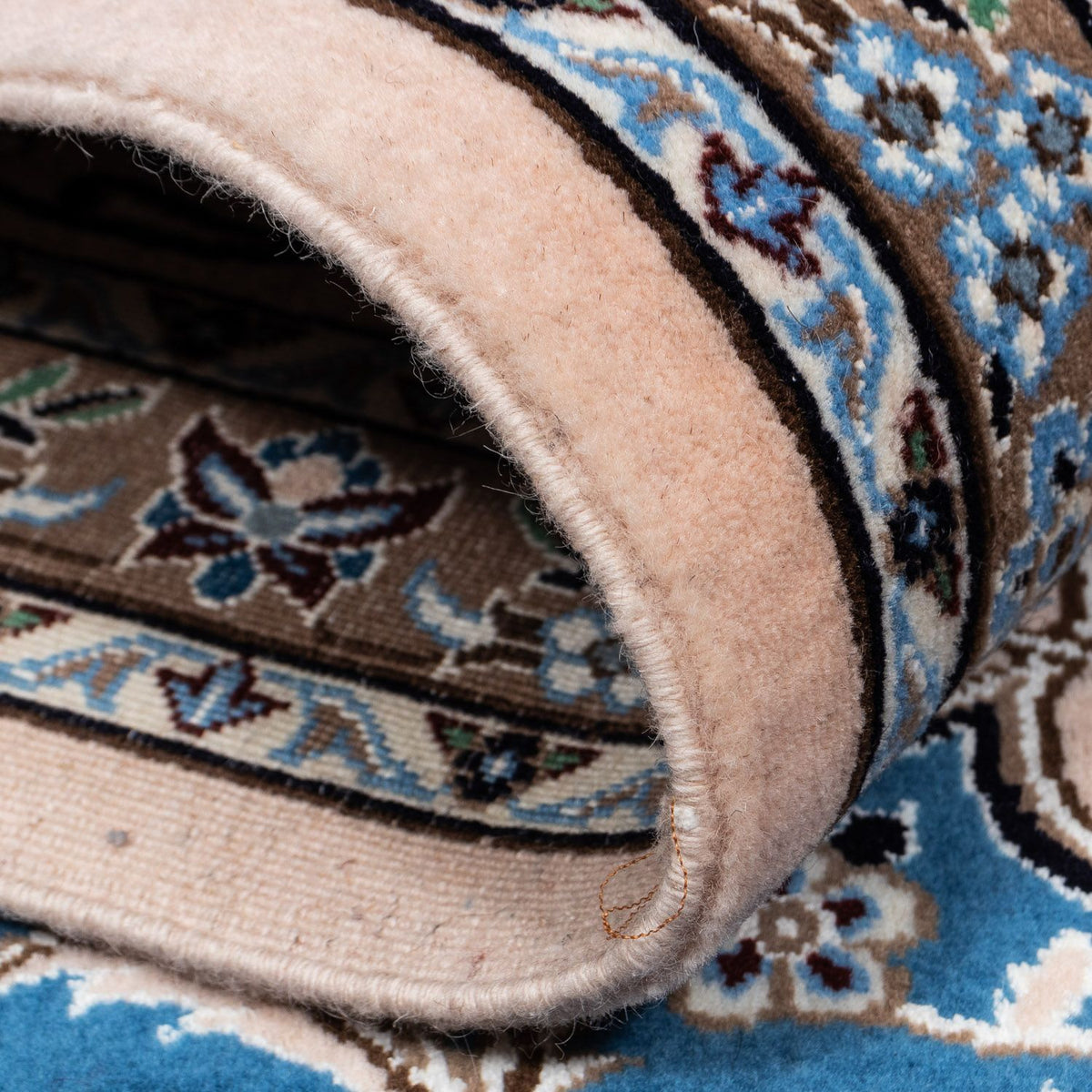 Dywan perski - Nain - Królewski - 348 x 245 cm - ciemnoniebieski