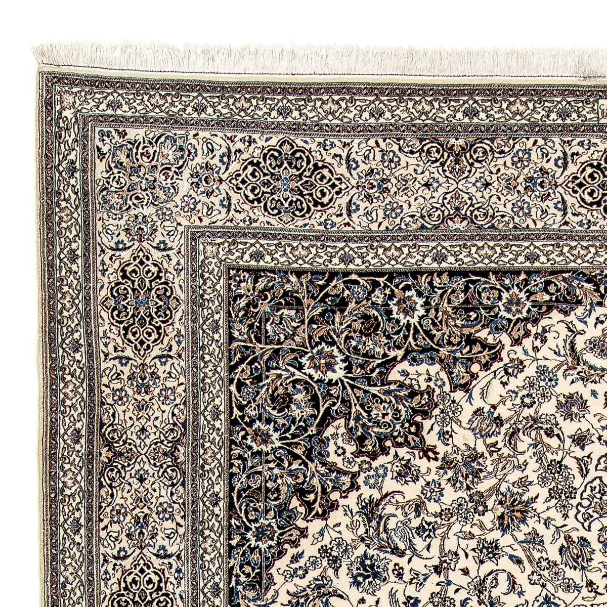 Dywan perski - Nain - Premium - 318 x 218 cm - beżowy