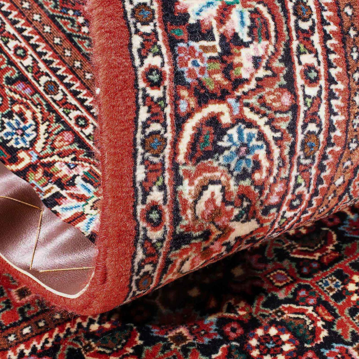 Dywan perski - Bijar - 142 x 70 cm - czerwony