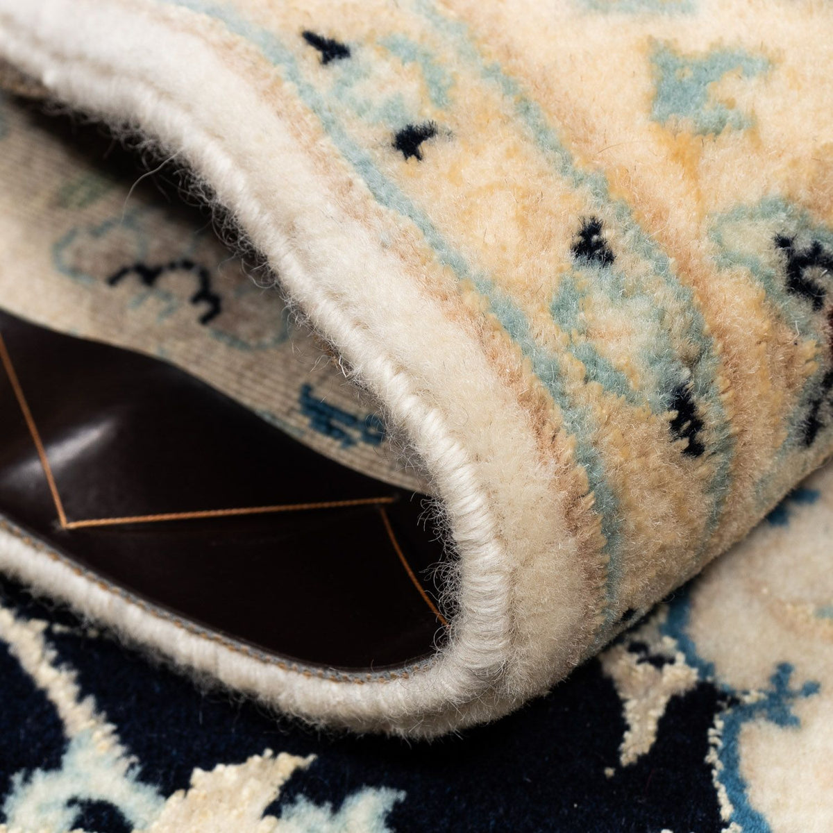 Dywan perski - Nain - Królewski - 300 x 247 cm - czarny