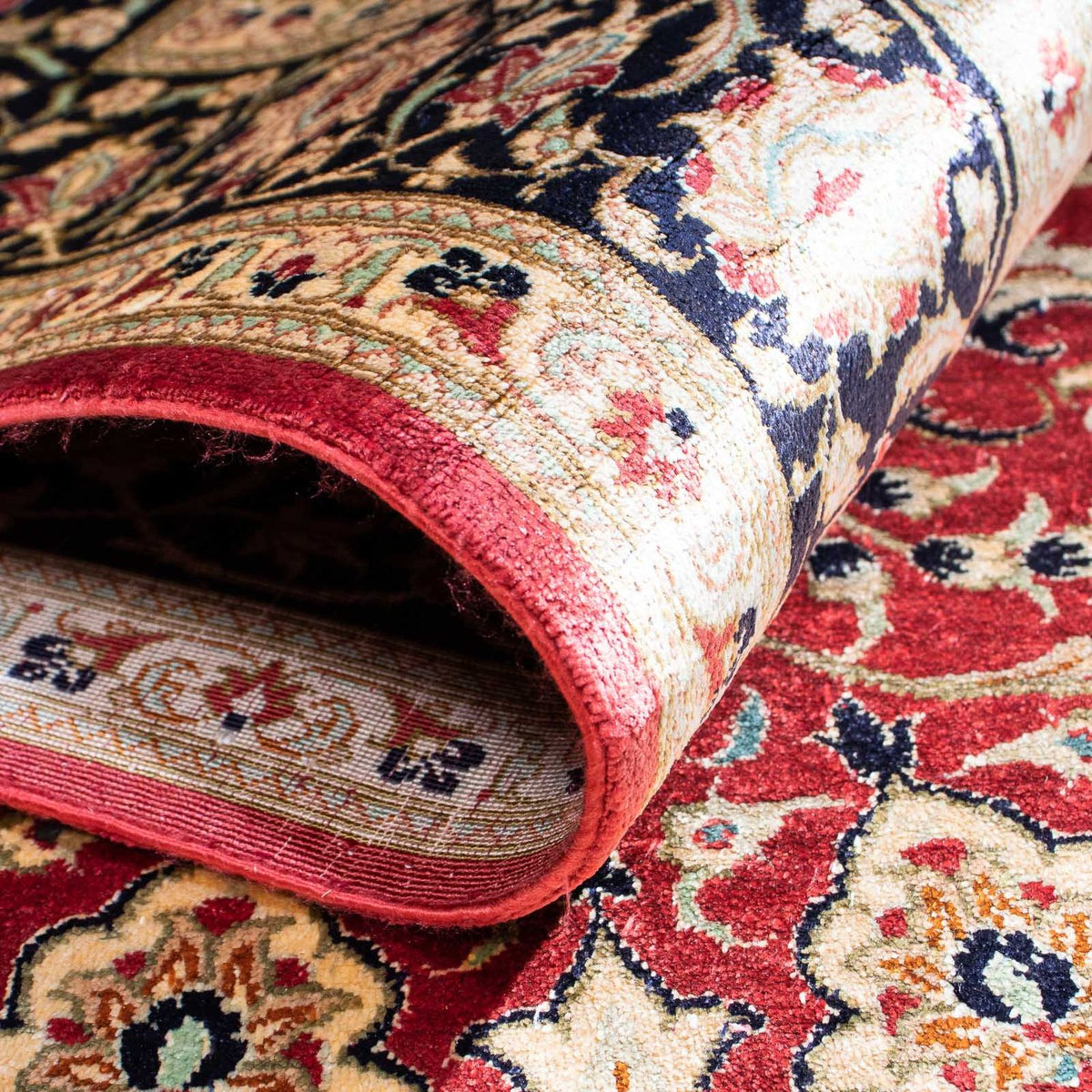 Dywan perski - Ghom - 151 x 100 cm - czerwony