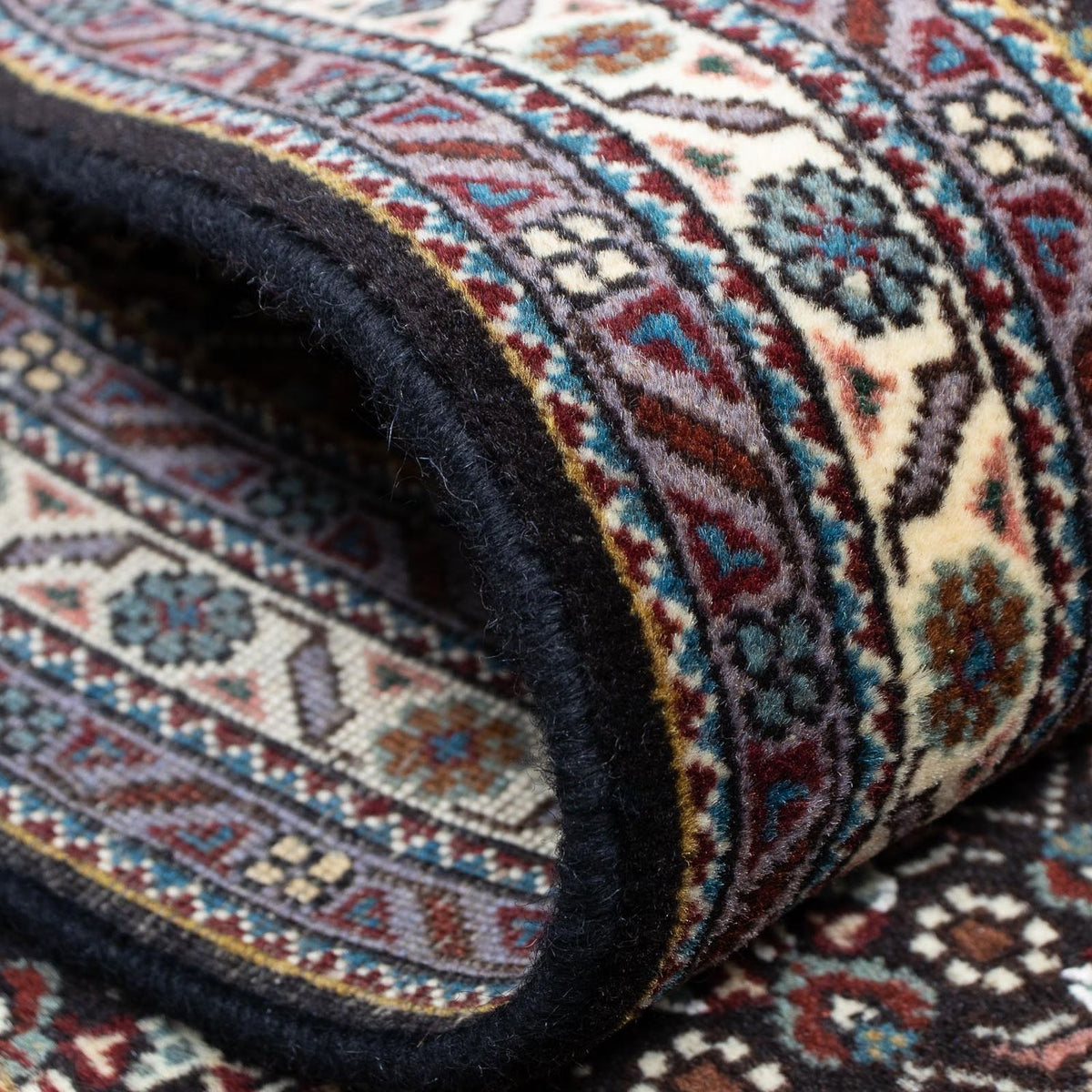 Biegacz Dywan perski - Tabriz - 351 x 70 cm - wielokolorowy