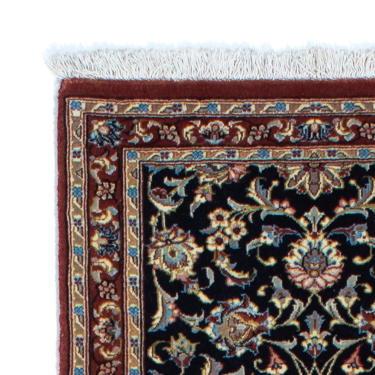 Biegacz Dywan perski - Ghom - 200 x 52 cm - zielona