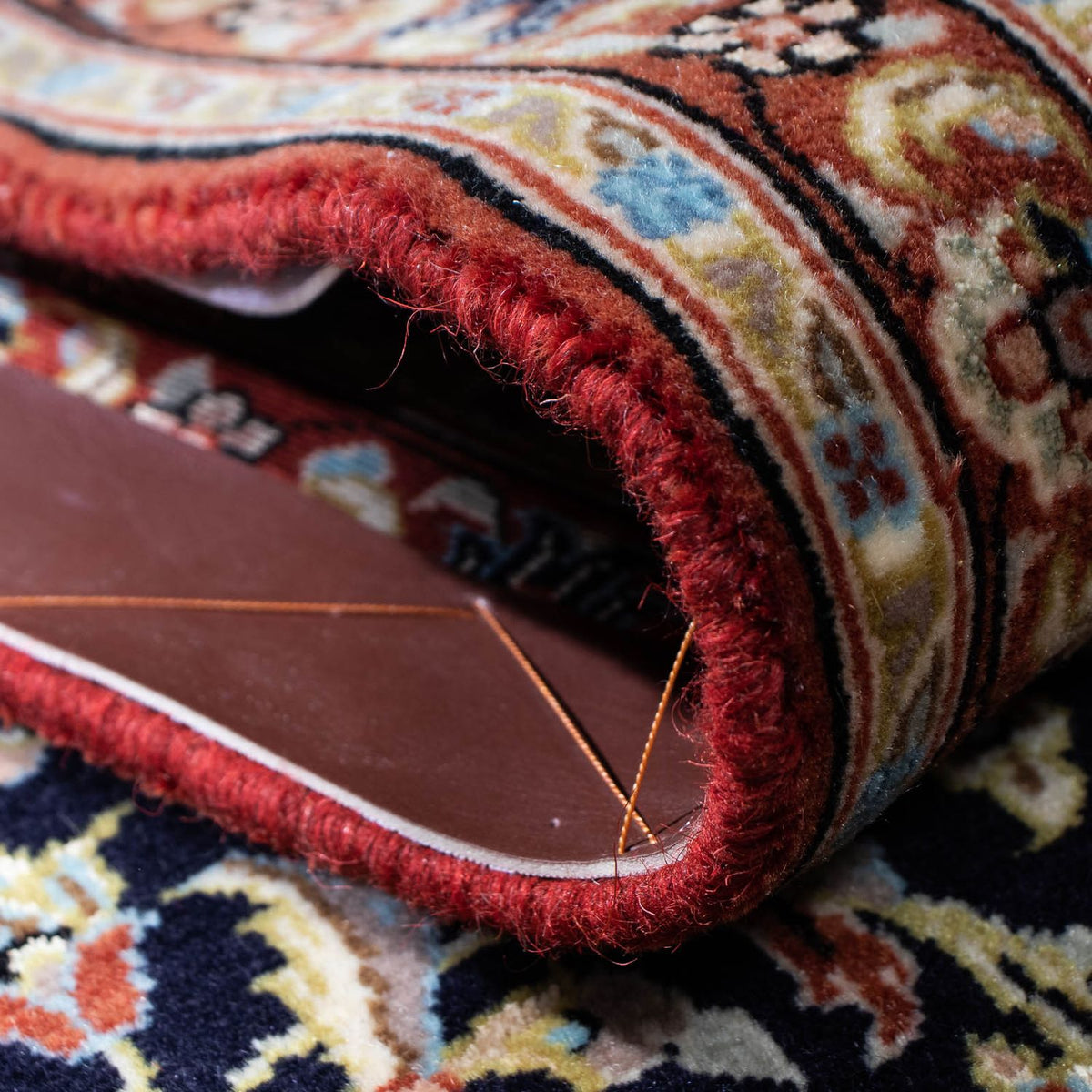 Biegacz Dywan perski - Ghom - 200 x 52 cm - zielona