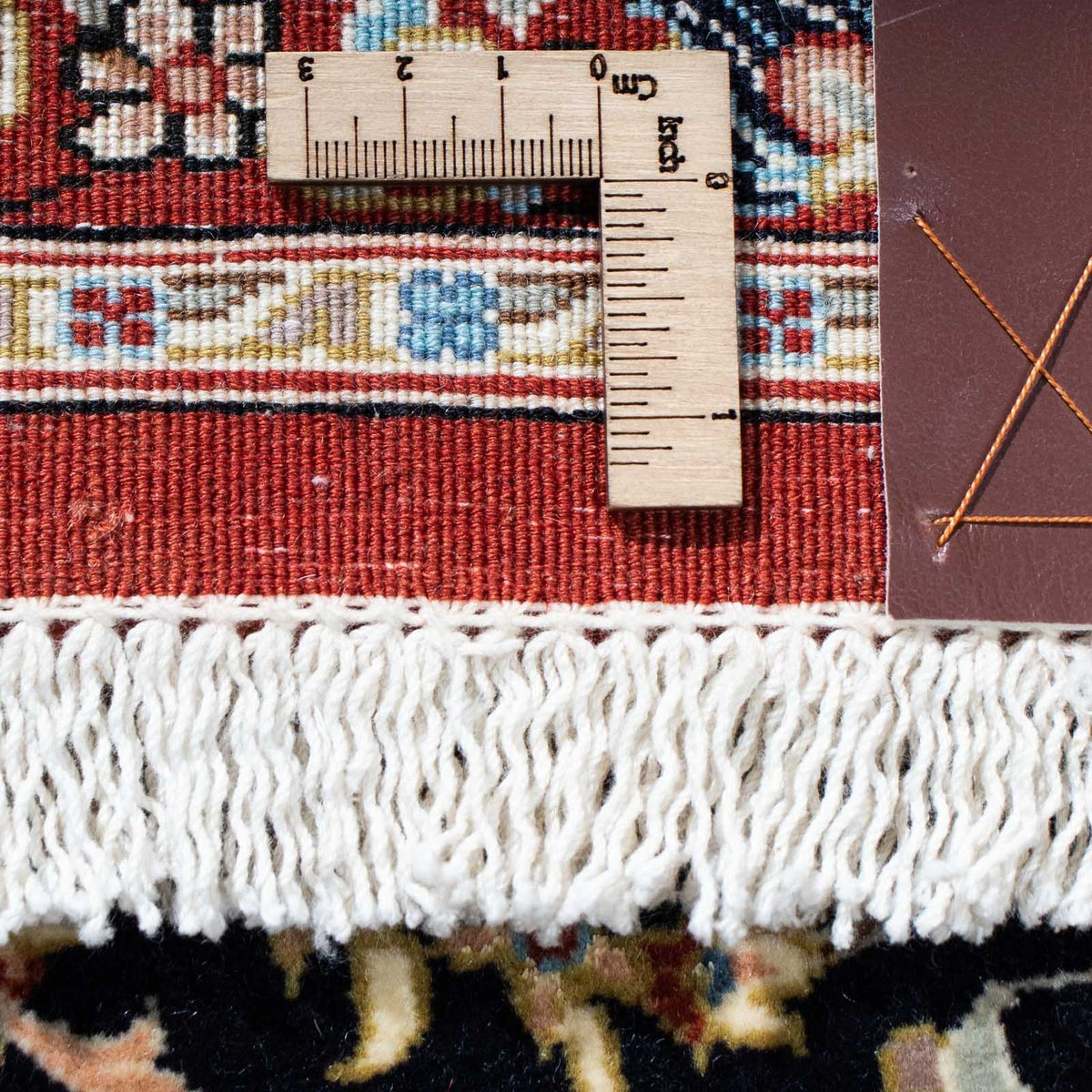 Biegacz Dywan perski - Ghom - 200 x 52 cm - zielona