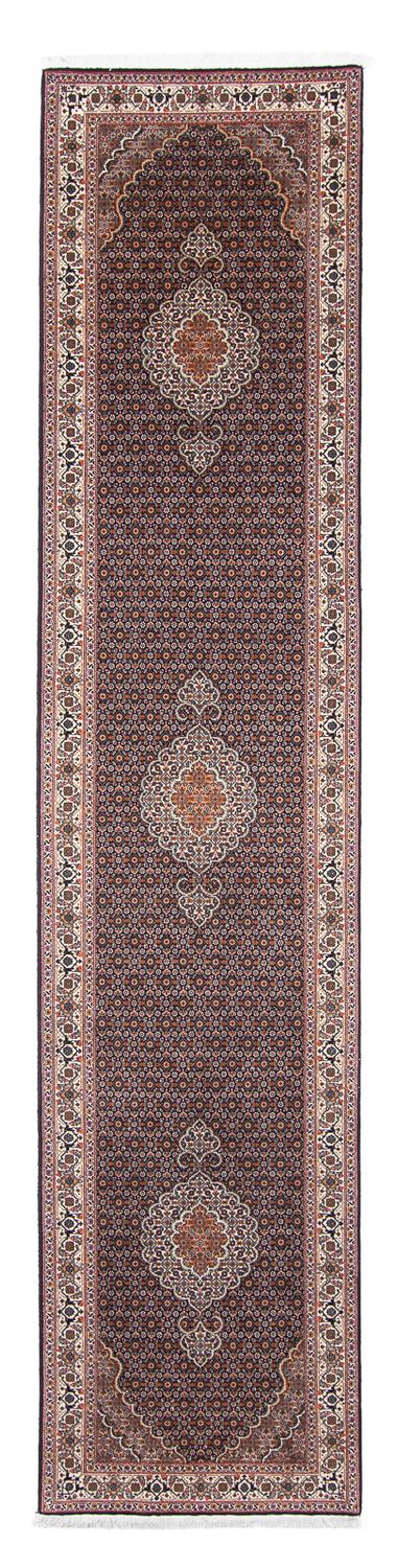 Biegacz Dywan perski - Tabriz - 397 x 81 cm - wielokolorowy