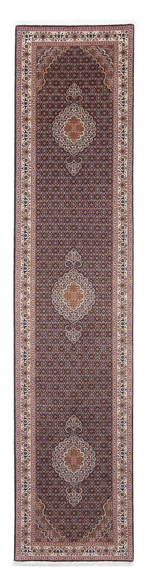 Biegacz Dywan perski - Tabriz - 397 x 81 cm - wielokolorowy