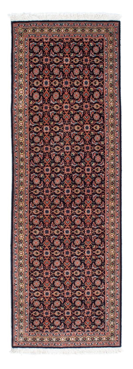 Biegacz Dywan perski - Tabriz - 210 x 75 cm - ciemnoniebieski