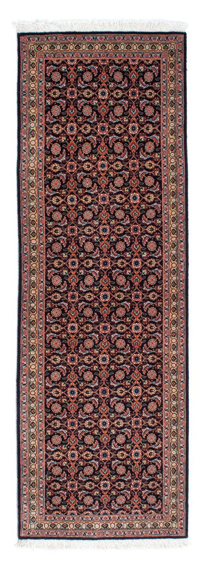 Biegacz Dywan perski - Tabriz - 210 x 75 cm - ciemnoniebieski