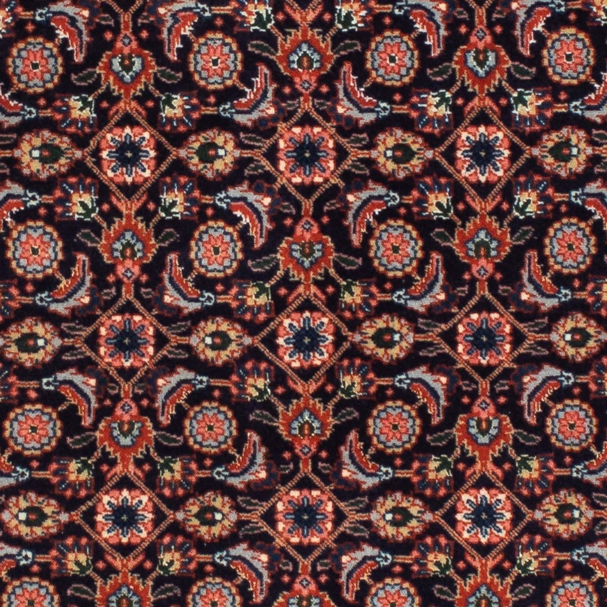 Biegacz Dywan perski - Tabriz - 210 x 75 cm - ciemnoniebieski