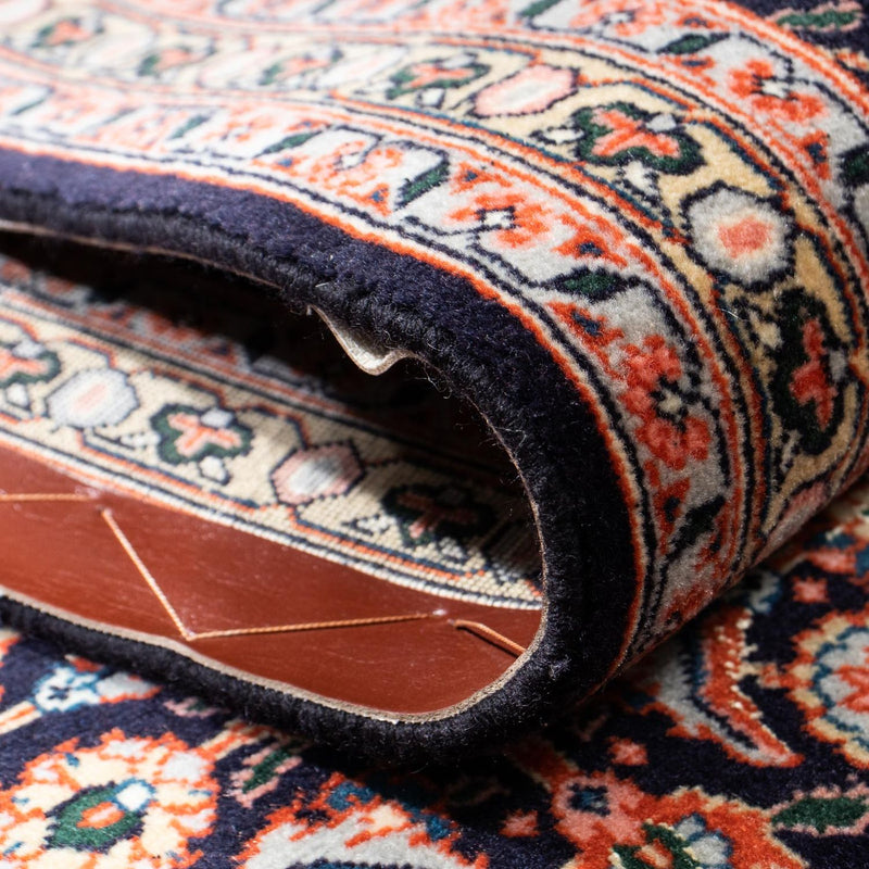 Biegacz Dywan perski - Tabriz - 210 x 75 cm - ciemnoniebieski